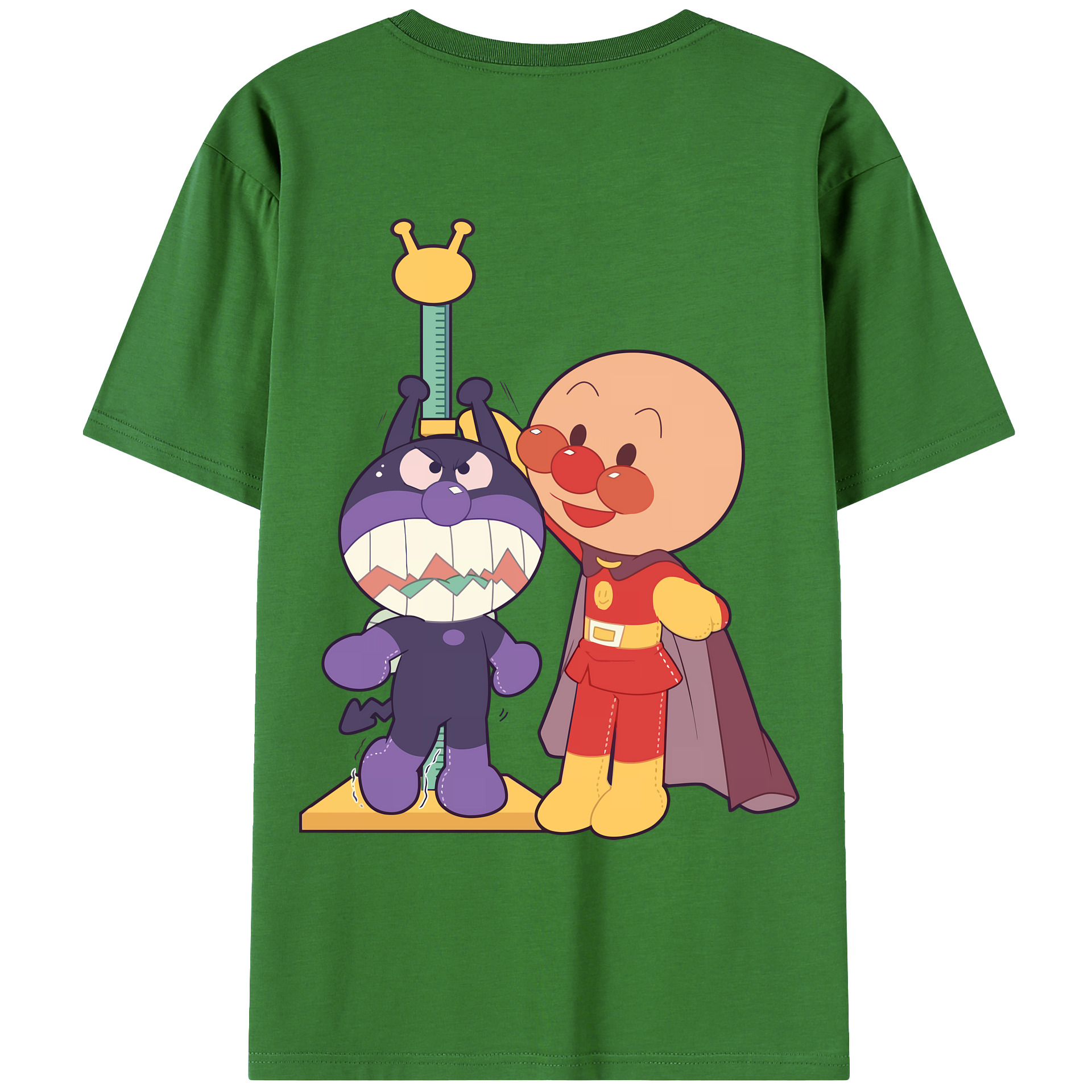 （画像用） アンパンマン Anpanman レディース半袖Tシャツ(バックプリント)